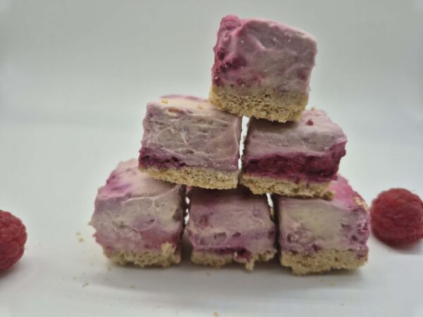RaspberryWhiteChoc7 Cheesecake Bites - Raspberry And White Chocolate